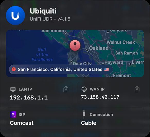 Router details